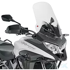 Szyba czołowa, transparentna, 55x42cm, Kappa, KD1139ST, Honda Crossrunner 800