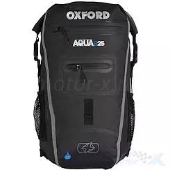 Plecak motocyklowy 25L 100% wodoszczelny czarny Oxford Aqua 25 B 