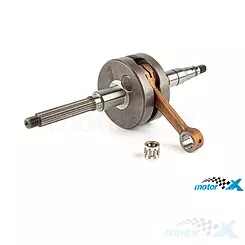 Wał korbowy, sworzeń tłoka 10mm, Motoforce Sport, Minarelli horizontal