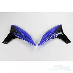Osłony chłodnicy niebiesko-czarne UFO Plast Yamaha YZF 250