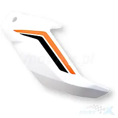 Osłona lampy przedniej prawa, biała 001Z, QJMotor SRK 125 S / TRX 125