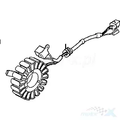 Stator iskrownik, stojan alternatora, Kymco Xciting 400