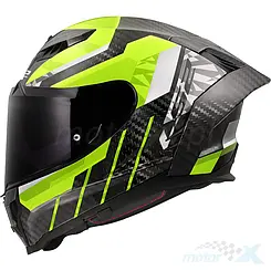 Kask integralny LS2 FF807 Dragon Trax Żółty Neon
