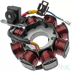 Stator iskrownik, stojan alternatora, 8 cewek, Kymco 50 4T