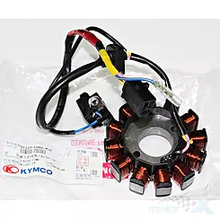 Stator iskrownik, stojan alternatora, 12 cewek Kymco 125 4T Euro 3