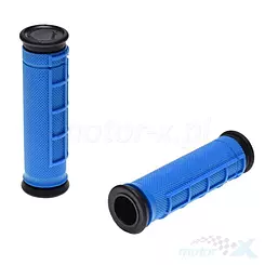 Chwyty kierownicy V-Grip, rowerowe, niebieskie