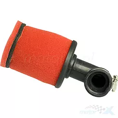 Filtr powietrza stożkowy 38mm 90° gąbka tuning