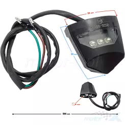 Lampa tablicy rejestracyjnej Barton Street-R 125