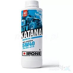 Olej silnikowy IPONE Katana ATV syntetyczny MA2 4T 5W40 1L 