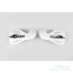 Osłony dłoni białe UFO Plast Honda CRF 250R / 250X / 450R 04-07