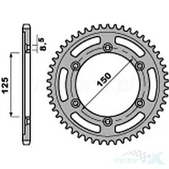 Zębatka tylna PBR 450746C45 (JTR897.46)