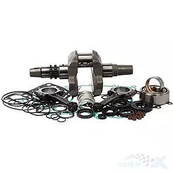 Zestaw naprawczy dołu silnika, wał korbowy, łożyska, uszczelniacze, uszczelki, Hot Rods CBK0193