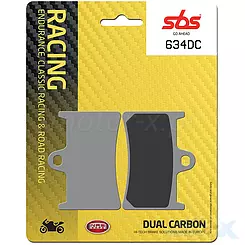 Klocki hamulcowe  karbonowe SBS Dual Carbon Racing 634DC