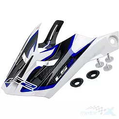 Daszek kasku MX456 Compass White Blue