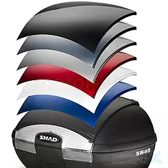 Nakładka kufra Shad SH45 srebrna