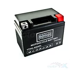 Akumulator bezobsługowy Power Force YTX4L-BS 12V 4Ah 113x70x85mm 50CCA