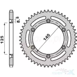 Zębatka tylna PBR 70340C45