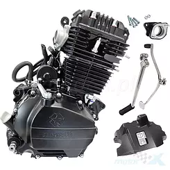 Silnik kompletny 250ccm, czarny, 5 biegów, Moretti Parts (Zongshen) ZS166FMM 250 4T AC