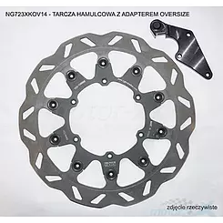 Tarcza hamulcowa NG 723XKOV14 pływająca