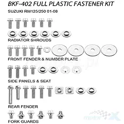 Komplet śrub do plastików, Accel BKF-402, Suzuki