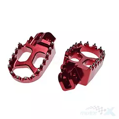 Podnóżki kierowcy komplet Leoshi Suzuki DR-Z 400 / RMX 250