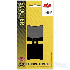 Klocki hamulcowe ceramiczne SBS Ceramic Street 114HF
