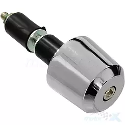 Końcówka kierownicy, 1 sztuka, chrom, do kierownicy 22mm, Barton Classic 125