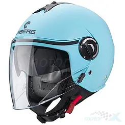 Kask motocyklowy otwarty, jasnoniebieski, Caberg Riviera V4X 