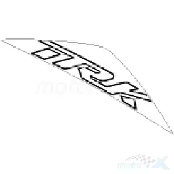 Naklejka osłony zbiornika paliwa prawa Benelli TRK 702 X