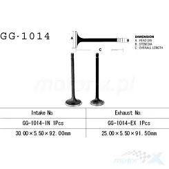 Zawór ssący Vesrah GG-1014-IN