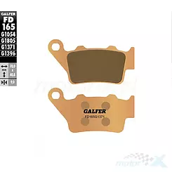 Klocki hamulcowe Galfer Sintered Trial FD165G1371