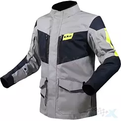 Kurtka motocyklowa męska, wodoodporna, wiosna, lato, jesień, LS2 Metropolis EVO Man Titanium Yellow