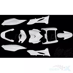ZESTAW PLASTIKÓW SREBRNO BIAŁY DO Yamaha JOG RR
