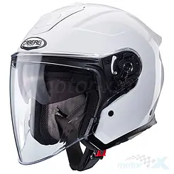 Kask motocyklowy otwarty, biały (połysk), Caberg Flyon II