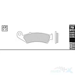 Klocki hamulcowe Galfer Sintered Street FD092G1651