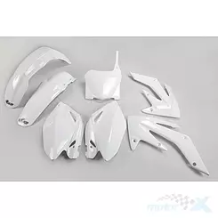 Zestaw osłon nadwozia białe UFO Plast Honda CRF 250R 08-09