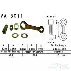 Korbowód Vesrah VA-8011