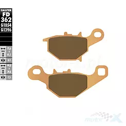 Klocki hamulcowe Galfer Sintered Off-Road FD362G1396