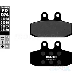 Klocki hamulcowe Galfer Semi Metal Scooter FD074G1050