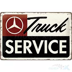 Tablica, plakat 20x30 cm, tłoczona blacha, daimler truck 22380