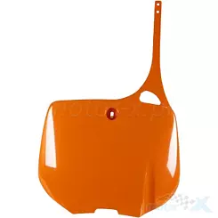 Tablica na numer startowy, pomarańczowa, UFO Plast KT03024127