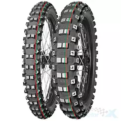 Opona motocyklowa offroad Mitas 60/100-14 TERRA FORCE-MX MH 29M (CZERWONO-ZIELONY PASEK) TT przód