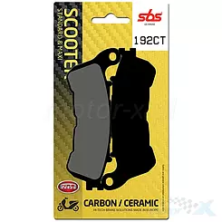 Klocki hamulcowe  karbonowe SBS Dual Carbon Scooter 192CT
