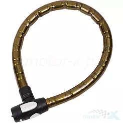 Blokada antykradzieżowa kabel 25mm 150cm kolor smoke Oxford