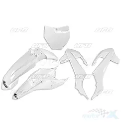 Zestaw osłon nadwozia biały UFO Plast KTM SX 65 16-