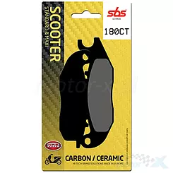 Klocki hamulcowe  karbonowe SBS Dual Carbon Scooter 180CT