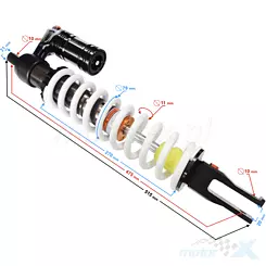 Amortyzator tylny Barton NXT 250L