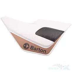 Obudowa boczna prawa biała Barton Cafe Racer