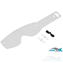 Zrywki tear-off Scott Hustle MX / Tyrant / Split, works, 10szt + zaczepy