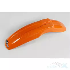 Błotnik przedni uniwersalny, pomarańczowy, UFO Plast Supermoto / Motocross
